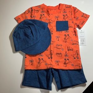 PetitLem toddler boy dino set